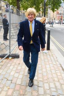 Michael Fabricant arriving at the Queen Elizabeth II Centre.