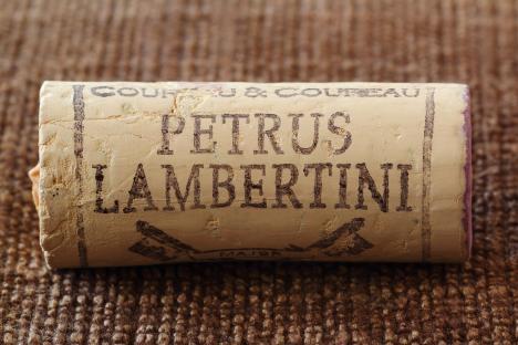 Petrus Lambertini Bordeaux wine cork.