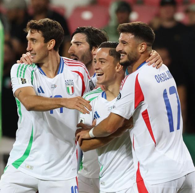 Moment furious Gattuso squares up to Israel star during chaotic scenes on pitch after Italy’s World Cup qualifying win