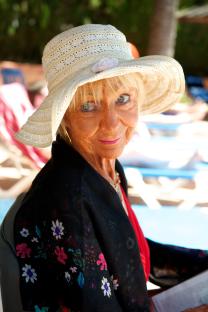 Sheila Reid as Madge in Benidorm series 6, episode 6.