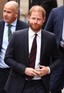 Prince Harry at the Royal Courts of Justice.