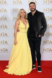 Kristina Rihanoff and Ben Cohen at the National Television Awards.
