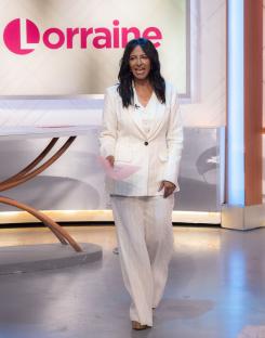 Ranvir Singh on the set of the Lorraine TV show.