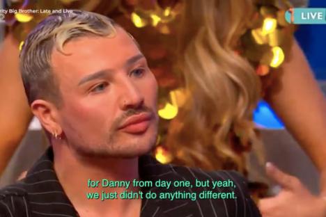 Danny Beard takes brutal swipe at Chris Hughes’ friendship with JoJo Siwa in CBB final after ‘game player’ row