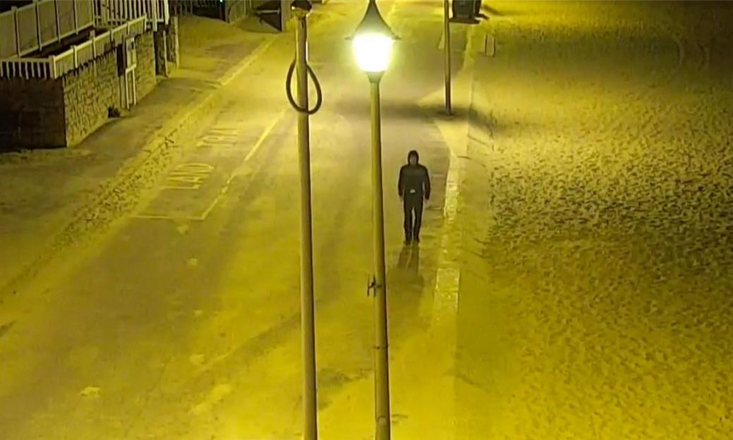 CCTV footage of Nasen Saadi on the day he stabbed Amie.