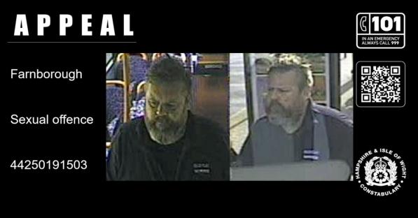 Man ‘showed his bum and ‘made sex gestures’ to teen schoolgirl while on bus in town centre – as cops issue CCTV