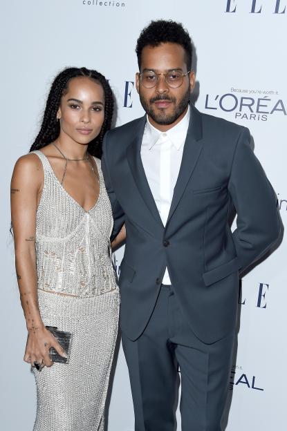 Zoe Kravitz and Twin Shadow at the ELLE Women in Hollywood Awards.