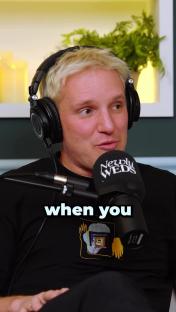 Joe Swash on the Newlyweds podcast.