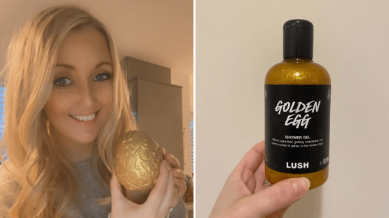 I tried Lush’s new golden Easter range – my skin was left smooth and shimmering
