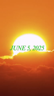 Sunrise with the text