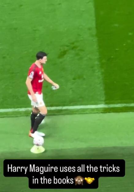 'Elite football IQ' - Harry Maguire spotted engaging in dark arts after being subbed vs Chelsea in unseen footage