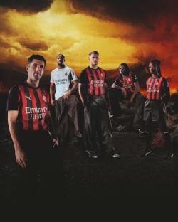 AC Milan 2025/26 jerseys.