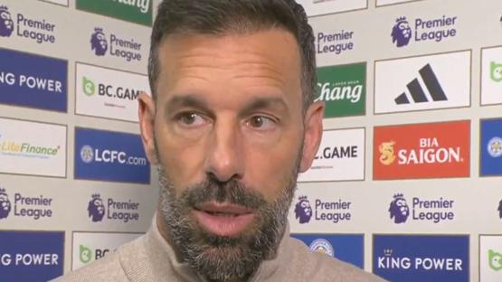 Ruud van Nistelrooy drops huge hint over Leicester future after Foxes are relegated back to the Championship