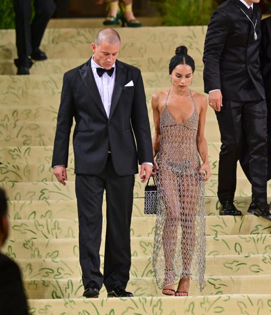 Channing Tatum and Zoe Kravitz at the Met Gala.
