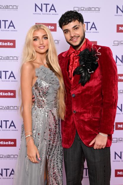 Princess Andre and Junior Andre at the National Television Awards.