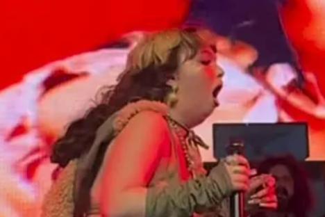 Messy hitmaker Lola Young runs off stage to throw up mid-performance as she makes Coachella debut