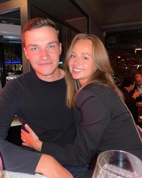 Who is Rasmus Hojgaard’s girlfriend Julie Sander Danielsen?