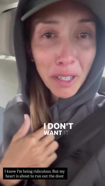 Emotional moment Myleene Klass breaks down in tears as daughter moves out