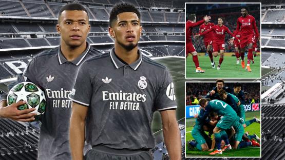 Champions League best second-leg comeback wins as Real Madrid forced to make history vs Arsenal to reach semi-finals