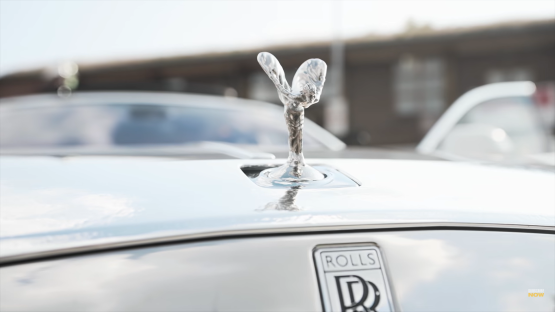 Rolls Royce hood ornament.