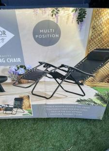 Zero gravity chair advertisement.
