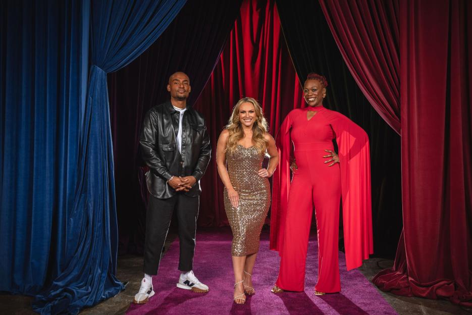 Photo of Paul C Brunson, Mel Schilling, and Charlene Douglas, experts from Married at First Sight UK.