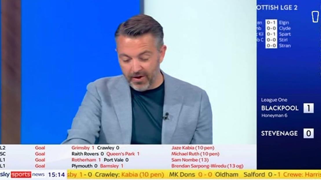 Sky Sports forced to apologise in first Soccer Saturday of new season after three awkward blunders in one match