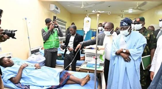 Benue: Tinubu visits injured victims at Teaching Hospital