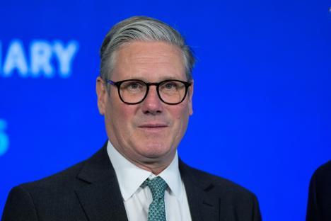 Keir Starmer at a Joint Expeditionary Force meeting.