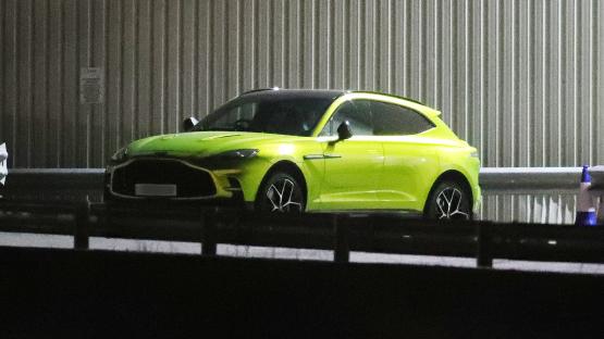 Erling Haaland’s £350k green Aston Martin collected from airport by Man City official after star leaves on crutches