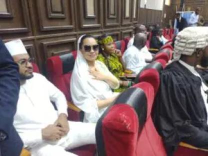 Natasha arrives court as judge hears Akpabio's contempt claims 3