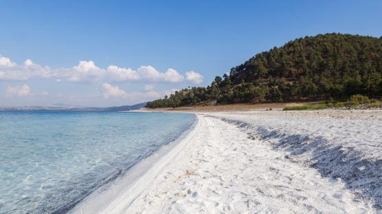 Salda Lake in Burdur, Turkey.