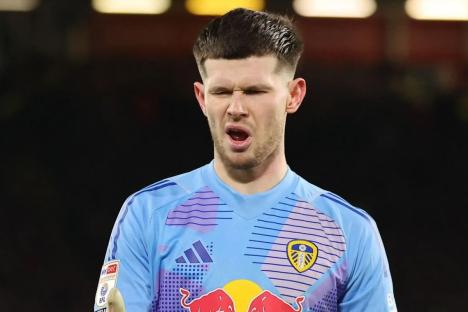 Leeds lining up £10m move for England ace to replace Illan Meslier this summer after season of errors