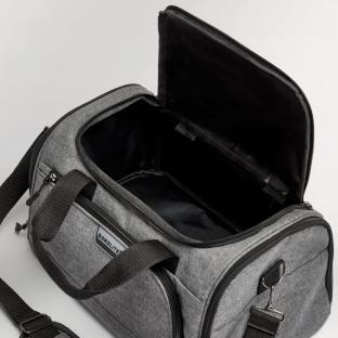 Airline-approved under-seat cabin bag.