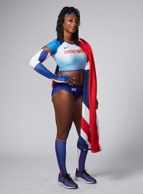 Kadeena Cox in Great Britain & Northern Ireland Para Athletics uniform.