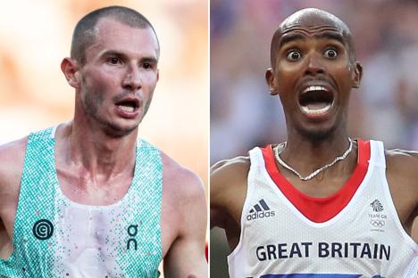 Former Premier League star’s son destroys Sir Mo Farah record that stood for 14 years after making his own way in sport