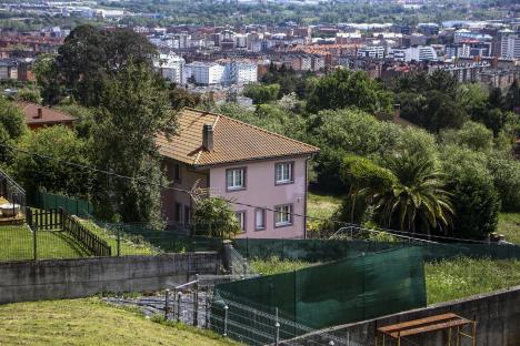 House in Oviedo, Spain, where a German couple held their children captive.