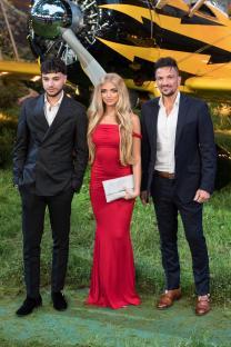 Junior, Princess, and Peter Andre at the Mission: Impossible premiere.