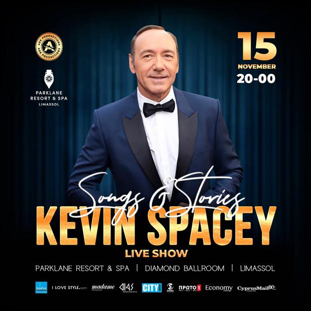 Kevin Spacey live show poster.