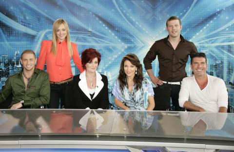 The X Factor judges and presenters in 2007.
