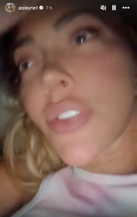 Screenshot of a woman speaking.