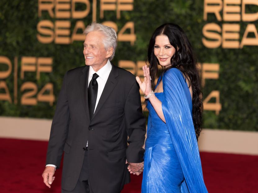 Michael Douglas and Catherine Zeta-Jones at the Red Sea International Film Festival.