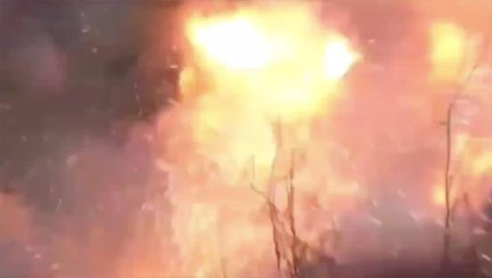 Large fire.