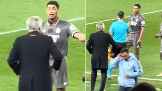 New footage ‘shows Jude Bellingham in tense standoff with Ancelotti’ as Real Madrid boss ‘mortally wounded’ by Arsenal