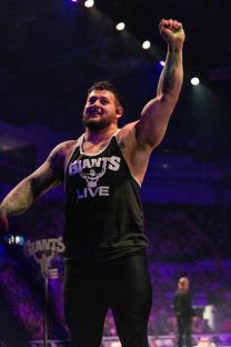 A strongman in a