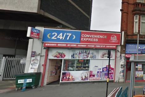 Convenience store denied alcohol license.