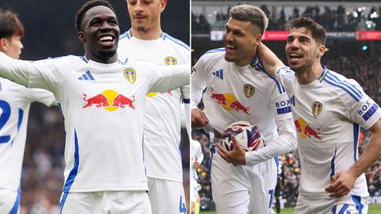 Leeds on brink of return to Premier League after 6-0 win over Stoke following blistering first-half blitz