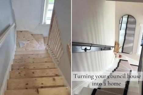 I turned my drab council house into a ‘beige aesthetic’ home with B&Q and Amazon bargains… But trolls say it’s cliche