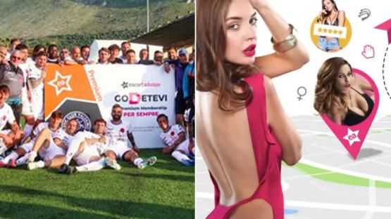 Italian amateur side gifted lifetime subscription to escort website after winning promotion to Serie D