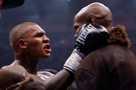 Conor Benn reveals what he said to Chris Eubank Sr in emotional embrace in ring after his defeat to Chris Eubank Jr